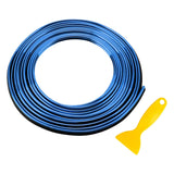 Maxbell Car Interior Moulding Strips Trim with Installing Tool 10M for Door Blue