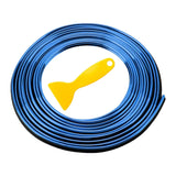 Maxbell Car Interior Moulding Strips Trim with Installing Tool 10M for Door Blue