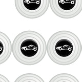 Maxbell 10Pcs Car Door Anti Collision Gasket Universal Decorative for Truck White luminous sign
