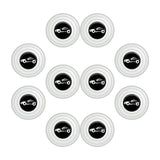 Maxbell 10Pcs Car Door Anti Collision Gasket Universal Decorative for Truck White luminous sign