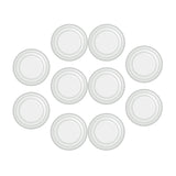 Maxbell 10Pcs Car Door Anti Collision Gasket Universal Decorative for Truck White luminous