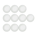 Maxbell 10Pcs Car Door Anti Collision Gasket Universal Decorative for Truck White luminous