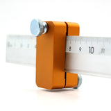 Maxbell Ruler Limit Block Aluminum Alloy Scribing Marking Tool Precision Locator