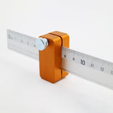 Maxbell Ruler Limit Block Aluminum Alloy Scribing Marking Tool Precision Locator