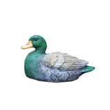 Maxbell Lifelike Floating Duck Statue Figurines Ornament for Garden Barns Decoration