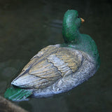 Maxbell Lifelike Floating Duck Statue Figurines Ornament for Garden Barns Decoration