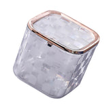 Maxbell Mini Trash Bin Multifunctional Household for Indoor Cars Bedside Table Clear Large