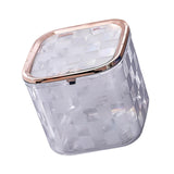 Maxbell Mini Trash Bin Multifunctional Household for Indoor Cars Bedside Table Clear Large