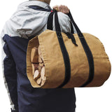 Maxbell Firewood Carrier Log Tote with Handles Carrying for Camping Indoor