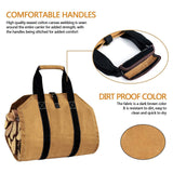 Maxbell Firewood Carrier Log Tote with Handles Carrying for Camping Indoor