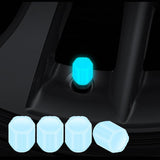 Maxbell 4x Stem Caps Luminous Glow The Dark Illuminated Wheel Stem