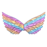Maxbell Girls Fairy Costume Set with Wing and Wand for Photography Prop Role Play Colorful