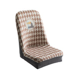 Maxbell Stretch Seat Slipcovers Decorative Washable for Banquet Dining Room Brown