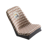 Maxbell Stretch Seat Slipcovers Decorative Washable for Banquet Dining Room Brown
