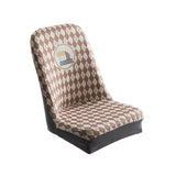 Maxbell Stretch Seat Slipcovers Decorative Washable for Banquet Dining Room Brown