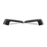 Maxbell 2x Car Rear View Wing Mirror Covers for 19-22 Spare Parts Black Fiber Black