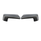 Maxbell 2x Car Rear View Wing Mirror Covers for 19-22 Spare Parts Black Fiber Black