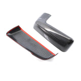 Maxbell 2x Car Rear View Wing Mirror Covers for 19-22 Spare Parts Black Fiber Black