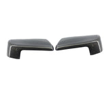 Maxbell 2x Car Rear View Wing Mirror Covers for 19-22 Spare Parts Black Fiber Black