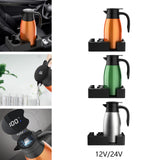 Maxbell Car Kettle Boiler Warmer Intelligent Insulated for Travel Outdoor 12V Orange