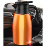 Maxbell Car Kettle Boiler Warmer Intelligent Insulated for Travel Outdoor 12V Orange