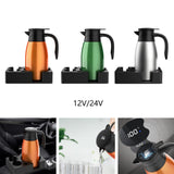 Maxbell Car Kettle Boiler Warmer Intelligent Insulated for Travel Outdoor 12V Orange