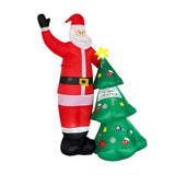 Maxbell Inflator Outdoor Yard Decorations Santa Figure for Indoor Patio