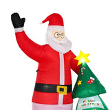 Maxbell Inflator Outdoor Yard Decorations Santa Figure for Indoor Patio