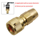 Maxbell Hose Adapter quickly Connect Fitting Thread Fitting Brass for Garden