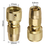 Maxbell Hose Adapter quickly Connect Fitting Thread Fitting Brass for Garden