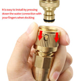 Maxbell Hose Adapter quickly Connect Fitting Thread Fitting Brass for Garden