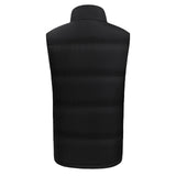 Maxbell Heating Vest Warmer Winter Washable Heated Vest for Camping Riding Outdoor Black XL