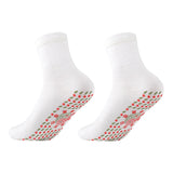 Maxbell Self Heating Socks Stretch Warm Heated Socks for Cycling Skiing Walking White