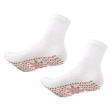 Maxbell Self Heating Socks Stretch Warm Heated Socks for Cycling Skiing Walking White