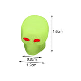 Maxbell Car Tire Valve Caps Night Glow Car Accessories for Trucks Bike Suvs Yellow