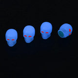 Maxbell Car Tire Valve Caps Night Glow Car Accessories for Trucks Bike Suvs Blue
