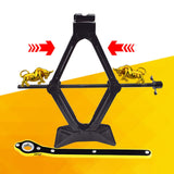 Maxbell Car Scissorjack and Ratchet Wrench Tire Repair Tool for Automotive lift on both sides