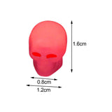 Maxbell Car Tire Valve Caps Night Glow Car Accessories for Trucks Bike Suvs  Red