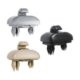 Maxbell Interior Sun Visor Clip Hook Hanger 8U0857562A for S4 S5 A6 A7 Gray