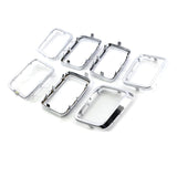 Maxbell 7Pcs Grille Decor Ring Set 68227779AA Decor Cover for Cherokee Electroplating Frame