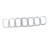 Maxbell 7Pcs Grille Decor Ring Set 68227779AA Decor Cover for Cherokee Electroplating Frame