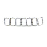 Maxbell 7Pcs Grille Decor Ring Set 68227779AA Decor Cover for Cherokee Electroplating Frame