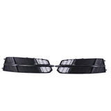 Maxbell 2Pcs Front Bumper Fog Light Grille Replacement for A6 C7