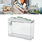 Maxbell Desktop Aquarium Fish Tank USB Storage Pump Decoration Relax