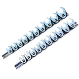 Maxbell Brake Wrenches Spanner Hand Tool Wrench Set Ratcheting Wrench for Repair 10mm to 19mm