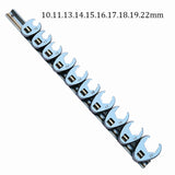 Maxbell Brake Wrenches Spanner Hand Tool Wrench Set Ratcheting Wrench for Repair 10mm to 22mm
