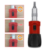 Maxbell Precision Ratchet Screwdriver Replaceable Repair Tool for Home Maintenance