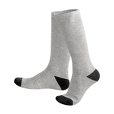 Maxbell Heated Socks Foot Warmer Battery Powered Thermal for Riding Camping Indoor Gray No Battery