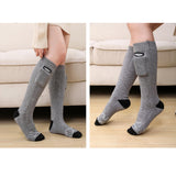Maxbell Heated Socks Foot Warmer Battery Powered Thermal for Riding Camping Indoor Gray No Battery