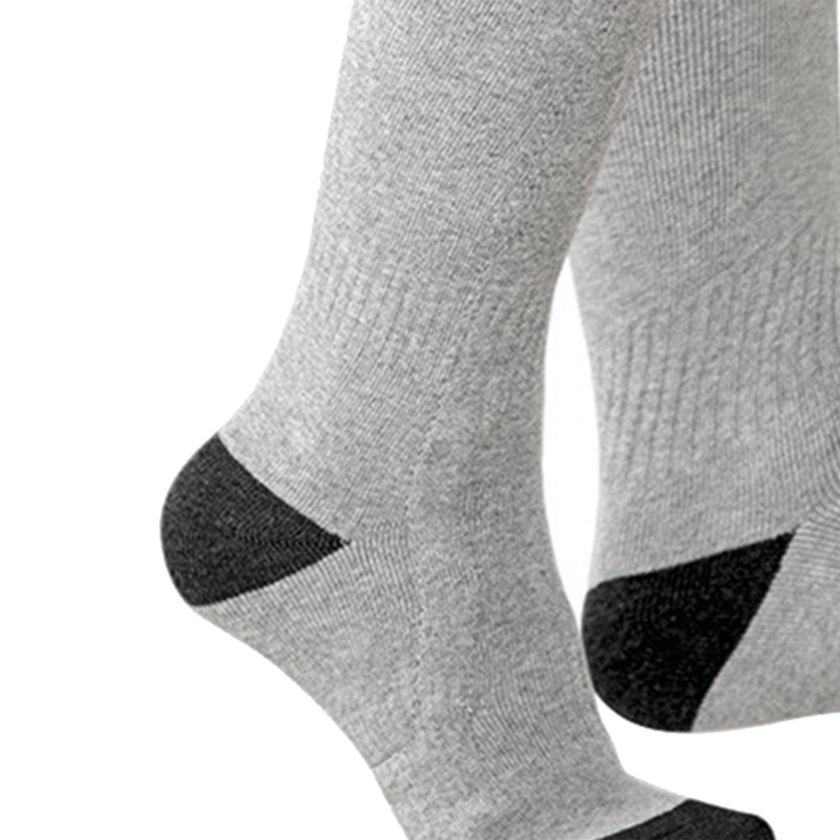 Maxbell Heated Socks Foot Warmer Battery Powered Thermal for Riding Camping Indoor Gray No Battery